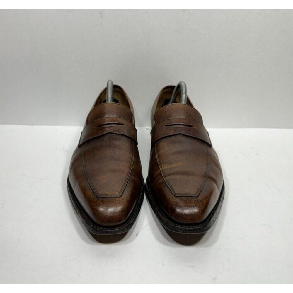 Classic Brown Leather Loafers - Picture 2 of 8